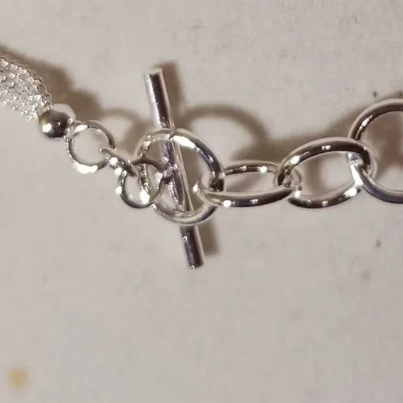 Silver Bead Ball Grapes Fashion Necklace NWOT - Picture 7 of 12